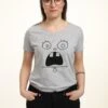 Henry Tiger Spongebob Squarepants Doodlebob Face Tee - T-Shirt Print - Heather Grey