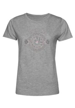 Henry Tiger Peter Pan Boho Clock - T-Shirt Print - Heather Grey -Henry Tiger 7d1391db78f54b0a9f05865c1c518114