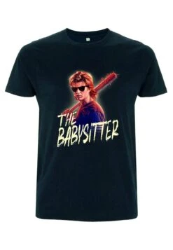 Henry Tiger Stranger Things Steve The Babysitter Unisex - T-Shirt Print - Navy Blue -Henry Tiger 7d553edc691d44c6b1a281b35f5834d3