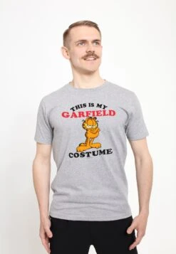 Henry Tiger Garfield Garfield Costume - T-Shirt Print - Melange Grey