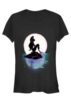 Henry Tiger The Little Mermaid Sunset Ariel - T-Shirt Print - Black