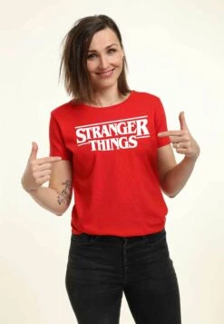 Henry Tiger Stranger Things Stranger Things - T-Shirt Print - Red