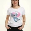 Henry Tiger Lilo & Stitch Kissy Faced - T-Shirt Print - White