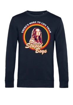 Henry Tiger Stranger Things Stupid Boys - Sweater - Navy Blue -Henry Tiger 84c13a0b7d77436d97aafb6bfc65fd8c