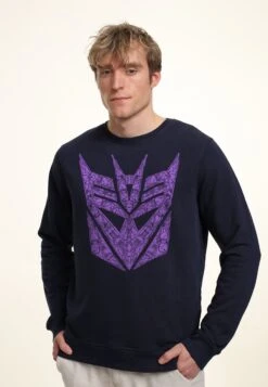 Henry Tiger Transformers Decepticon Symbol - Sweater - Navy Blue -Henry Tiger 886a9ea439f444d394c95bf83a8c0e89
