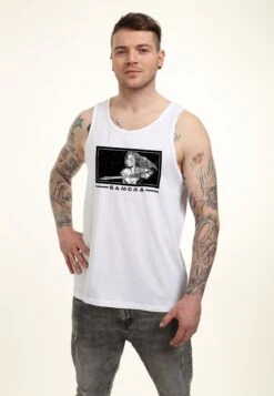 Henry Tiger Guardians Of The Galaxy Vol. 3 Gamora BadgeTank - Top - White -Henry Tiger 8bfba779146e43f680022e0752036f61