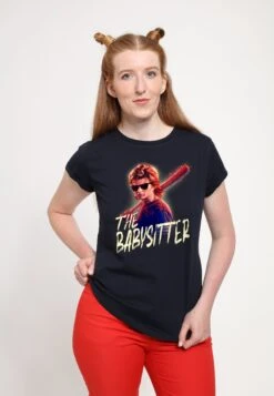 Henry Tiger Stranger Things Steve The Babysitter - T-Shirt Print - Navy Blue -Henry Tiger 8ca4d45f5f704a468f0512810502e38e