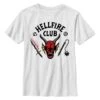 Henry Tiger Stranger Things Hellfire Club - T-Shirt Print - White