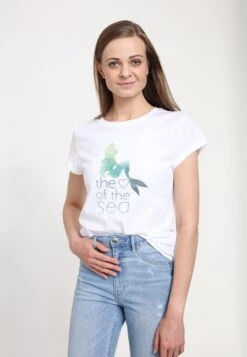 Henry Tiger The Little Mermaid Heart Of The Sea - T-Shirt Print - White -Henry Tiger 8dfa3f39c81647feaac38656f808c0d3