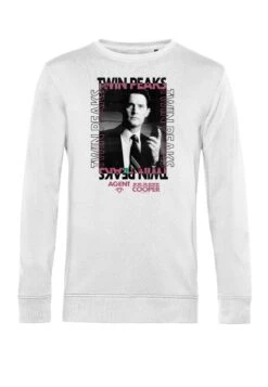 Henry Tiger Twin Peaks Agent Cooper - Sweater - White -Henry Tiger 8e1cee2b22794a47969cee4918f5c5b9