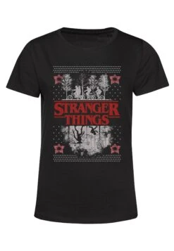Henry Tiger Stranger Things Upsidedown Ugly- T-Shirt Print - Black -Henry Tiger 91c0b96367d245a1b8e33e3ff48be277
