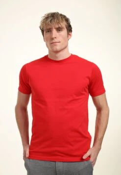 Henry Tiger Unisex Organic - T-Shirt Basic - Red