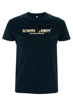 Henry Tiger Stranger Things Scoops Ahoy Unisex - T-Shirt Print - Navy Blue -Henry Tiger 92f0714dd89b443d85d7294f269dee0c