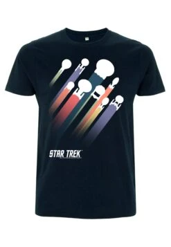 Henry Tiger Star Trek Ship Streaks - T-Shirt Print - Navy Blue -Henry Tiger 9354688666eb406a9fc94b37f1f7efd2