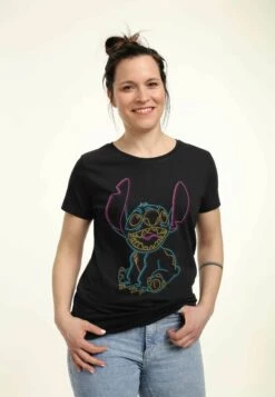 Henry Tiger Lilo & Stitch Neon Stitch - T-Shirt Print - Black 7 Henry Tiger Lilo & Stitch Neon Stitch - T-Shirt Print - Black -Henry Tiger 936d66fde0034a68afd5163ce4055dbd