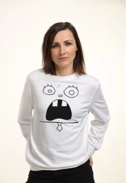 Henry Tiger Spongebob Squarepants Doodlebob Face - Sweater - White 6 Henry Tiger Spongebob Squarepants Doodlebob Face - Sweater - White -Henry Tiger 97239e19e54c41d4a04667aae86be130