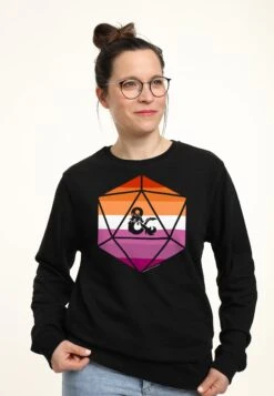 Henry Tiger Dungeons & Dragons Lesbian Ampersand - Sweater - Black -Henry Tiger 985f17b29da9454583a34d1d35a40c0e