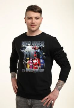 Henry Tiger Power Rangers Im 50 Its Morphin Time - Sweater - Black -Henry Tiger 98fc98556273419f818c05213e0891bd