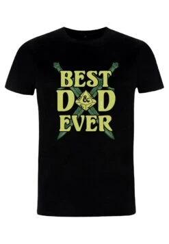 Henry Tiger DungeonsDragons Best Dad Ever - T-Shirt Print - Black -Henry Tiger 999f3937707642d1a694a4dffa55e206