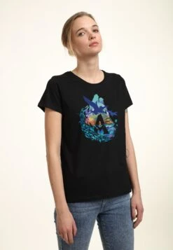 Henry Tiger Avatar 2 Scenic Flyby - T-Shirt Print - Black -Henry Tiger 99bb8df569264121b84cffde8551ab82