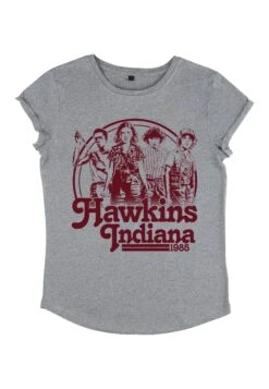 Henry Tiger Stranger Things Group Eightyfive - T-Shirt Print - Melange Grey -Henry Tiger 9a4ef5fcda17441bb8bb3ed4cd0098c5