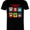 Henry Tiger Stranger Things 8 Bit Stranger - T-Shirt Print - Black