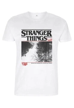 Henry Tiger Stranger Things Upside Photo Unisex - T-Shirt Print - White -Henry Tiger 9aeceb8f363b4f0d9bff5647d04086c3