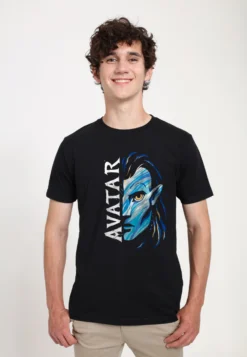 Henry Tiger Avatar 2 Head Strong Jake - T-Shirt Print - Black