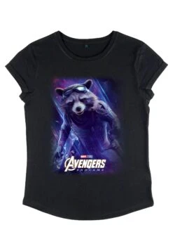 Henry Tiger Avengers Endgame Space Raccon - T-Shirt Print - Black -Henry Tiger a128d8d1c77f43fdbd303dee5096adfd