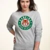 Henry Tiger Stranger Things Hawkins High Tiger Emblem - Sweater - Heather Grey