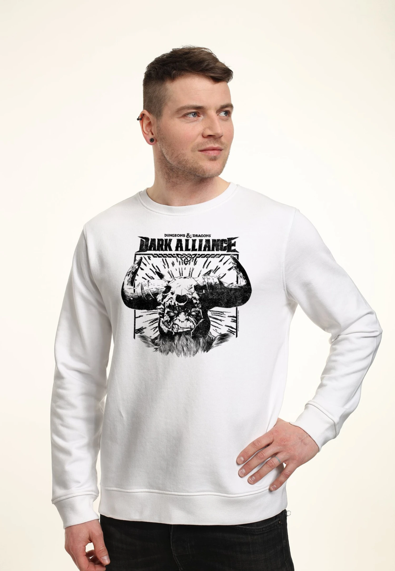 Henry Tiger Dungeons & Dragons Kelvin Poster - Sweater - White 3 Henry Tiger Dungeons & Dragons Kelvin Poster - Sweater - White - Image 3