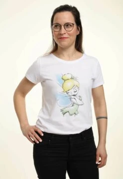 Henry Tiger Disney Classic Tinker Bell Peter Pan Tink Sketch - T-Shirt Print - White -Henry Tiger a2f00eb4f0b04f7ca37890095ac92485