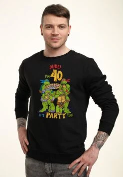 Henry Tiger Teenage Mutant Ninja Turtles Birthday 40 - Sweater - Black -Henry Tiger a30cbc8caccc45bea445f9580ed42dda