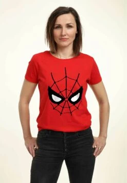 Henry Tiger Spider Man Classic Spidey Mask - T-Shirt Print - Red