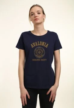 Henry Tiger Strange World Geographic Society - T-Shirt Print - Navy Blue 7 Henry Tiger Strange World Geographic Society - T-Shirt Print - Navy Blue -Henry Tiger a353a3b575ba49d5b8584338f00f0c62