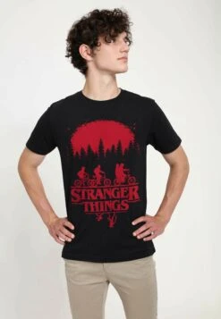 Henry Tiger Stranger Things Simple Poster Unisex - T-Shirt Print - Black -Henry Tiger a59ce80c573a4fe59d627e01a8ce51de