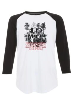 Henry Tiger Stranger Things Upside Down - Longsleeve - White Black -Henry Tiger a5bb78c87a954c1a81f0f32e5219cf99