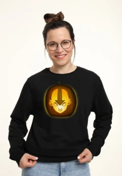 Henry Tiger Avatar: The Last Airbender Aang-O-Lantern - Sweater - Black