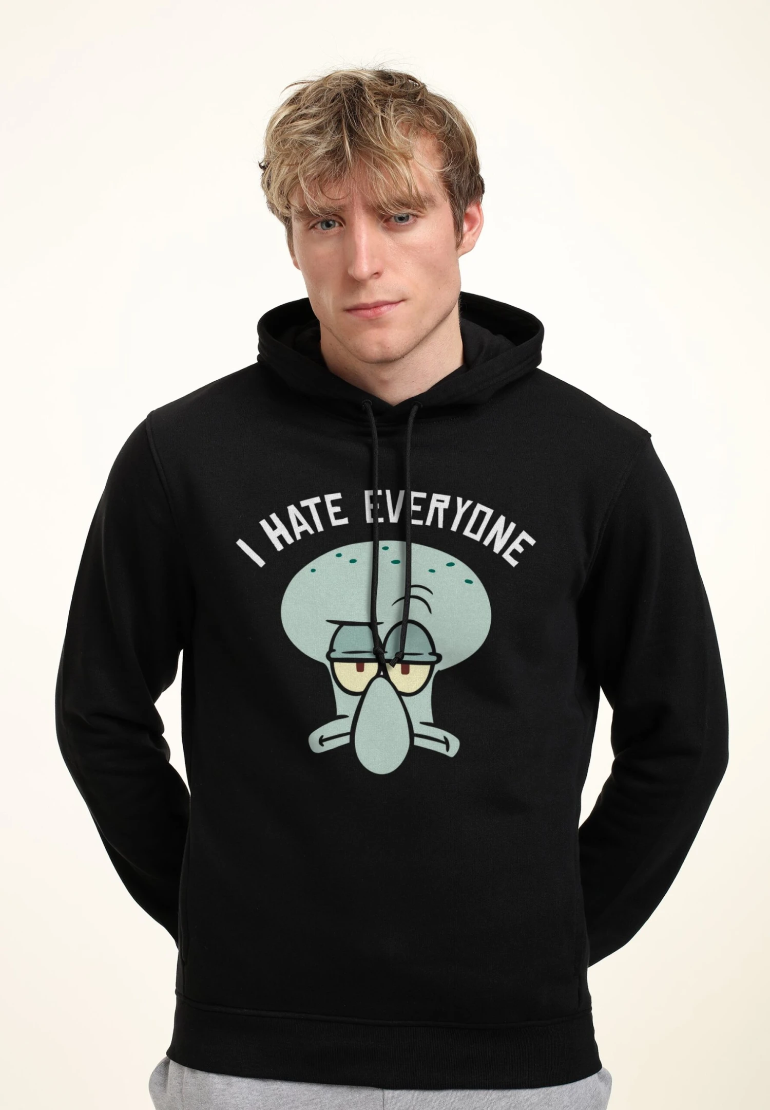 Henry Tiger Spongebob Squarepants Hate Everyone - Hoodie - Black 1 Henry Tiger Spongebob Squarepants Hate Everyone - Hoodie - Black