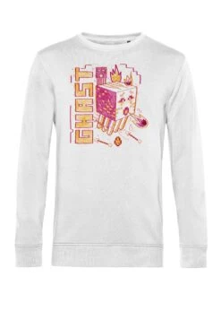 Henry Tiger Minecraft Acid Sketch Ghast - Trui - White -Henry Tiger aa46df28dc674fae97eac2ac10e8eb5c