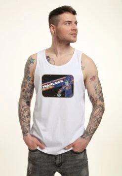 Henry Tiger Guardians Of The Galaxy Vol. 3 Adamw Space Badge - Top - White -Henry Tiger aac05acd596d401ab978127c5e491c28