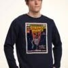 Henry Tiger Stranger Things Comic Cover - Sweater - Navy Blue