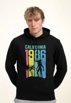 Henry Tiger Stranger Things Cali Demo - Hoodie - Black -Henry Tiger ab4dc4cba4ab479caaa65eb2d93ca231