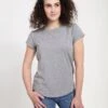 Henry Tiger Organic Rolled-Sleeve - T-Shirt Basic - Melange Grey