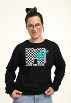 Henry Tiger Checkered Mtv Inverse - Sweater - Black