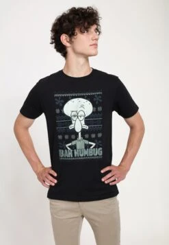 Henry Tiger Spongebob Squarepants Squidward- T-Shirt Print - Black 6 Henry Tiger Spongebob Squarepants Squidward- T-Shirt Print - Black -Henry Tiger ae1777c3586b432283cb7e27f1e4bd11