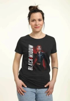 Henry Tiger Black Widow Epic Widow - T-Shirt Print - Black