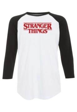 Henry Tiger Stranger Things Red Logo - Longsleeve - White Black -Henry Tiger af9ae9a8cc3e4f2ba47b55e1ae7b43c5