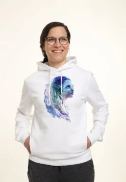 Henry Tiger Avatar 2 Blue Neytiri - Hoodie - White