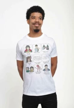 Henry Tiger Stranger Things Stranger Things Story Unisex - T-Shirt Print - White -Henry Tiger b0bad681566a4a59aca4132e2fccae1b